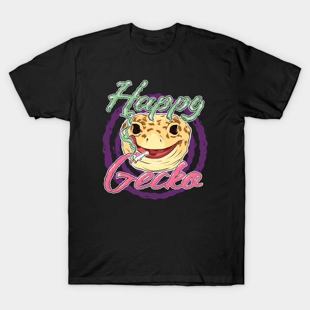 Happy Gecko T-Shirt by Kraken_Myst